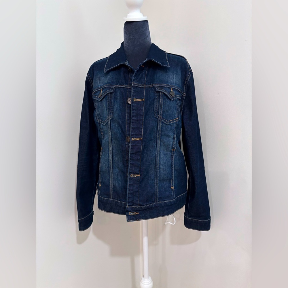 Jag Jeans Dark Jean Jacket Size L